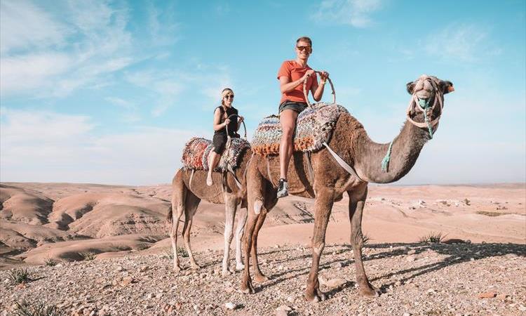 Marrakech Agafay Desert Sunset Camel Ride (Morocco)