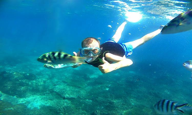 Amazing Snorkeling At Blue Lagoon Bali (Indonesia)