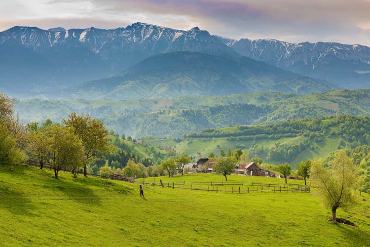 Romania farm view