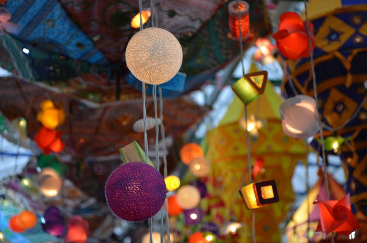 Diwali festival lanterns, Amritsar, India