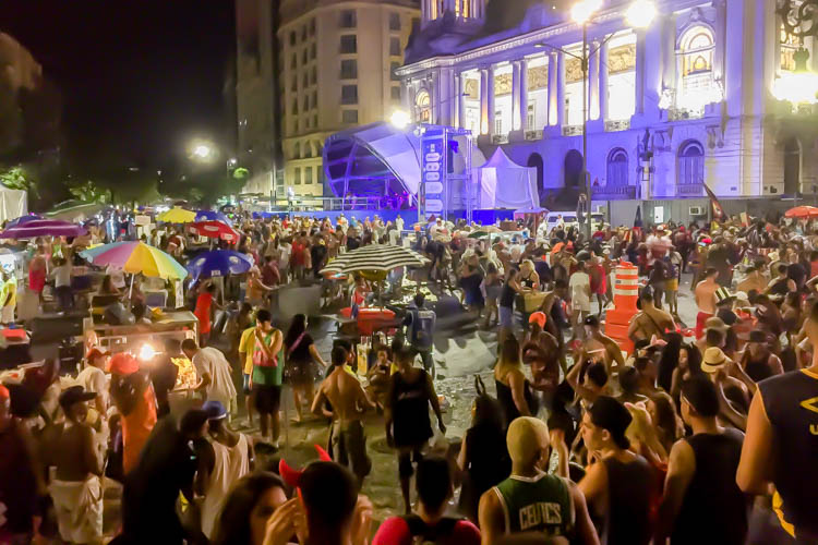 Bloco in Floriano Square, Rio de Janerio, Brazil