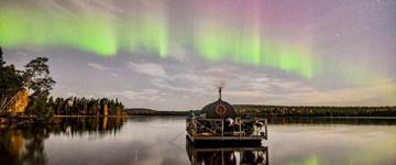 Private Traditional Sauna Boat Experience With Northern Lights (Finland)