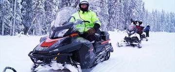 Snowmobile & Ice-fishing (Finland)