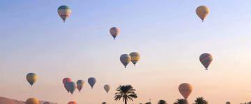 Hot Air Balloon In Luxor (Egypt)