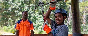 Waterfall Trek, Jungle Safari Zipline & Mudpool Hotspring Tour (Fiji)