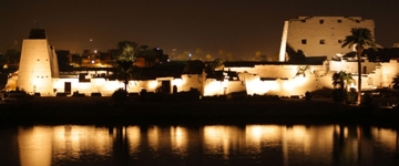 Sound And Light Show At Karnak Temple In Luxor (Egypt)